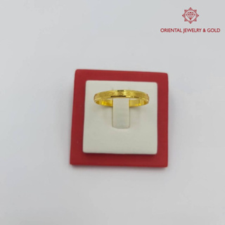 สินค้า [ผ่อน 0%] OJ GOLD แหวนทองแท้ นน. 1.0 กรัม 96.5% ขนแมว ขายได้ จำนำได้ มีใบรับประกัน แหวนทอง แหวนทองคำแท้