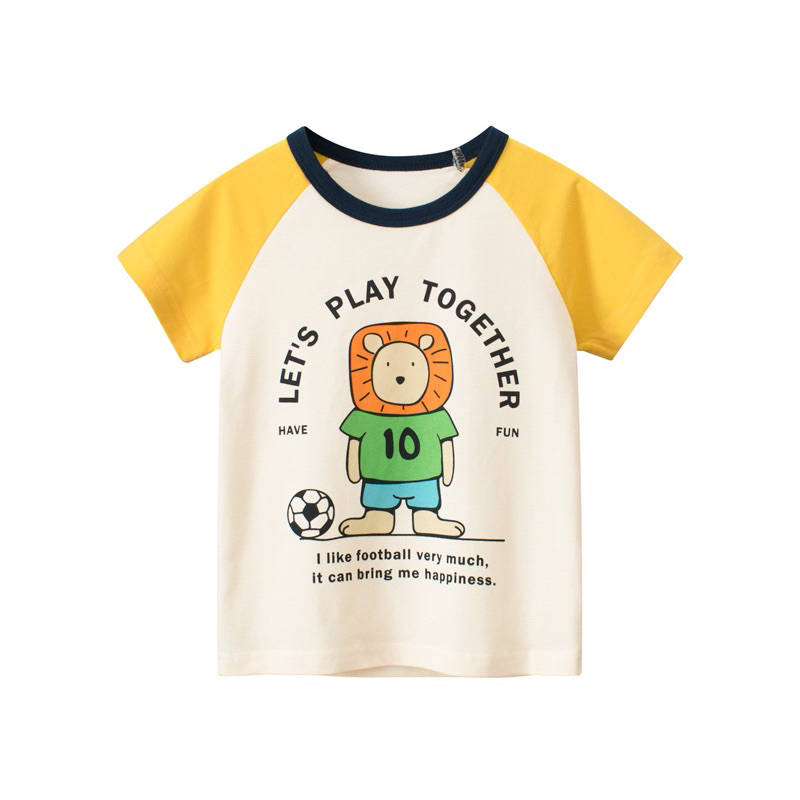 27kids-เสื้อยืดเด็ก-9448-สิงโต-let-s-play-together