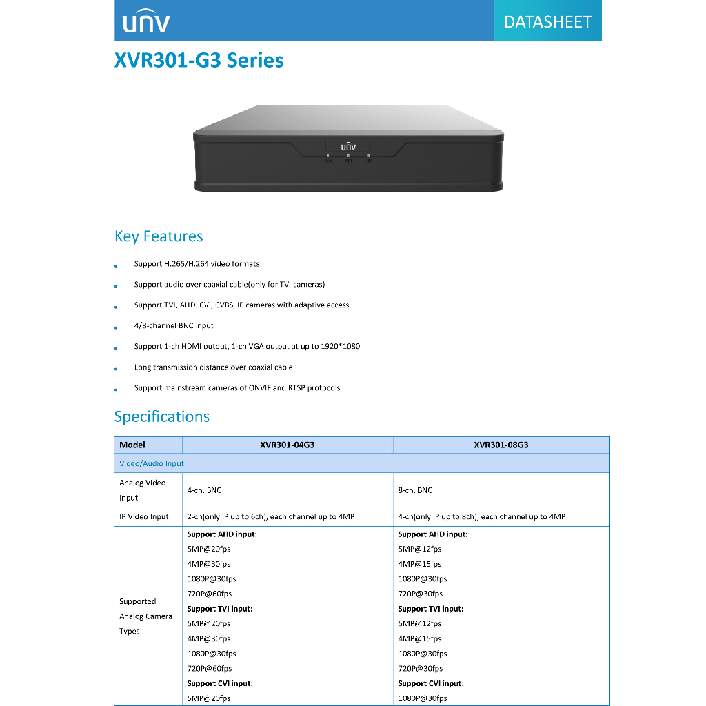 uniview-xvr301-04g3-เครื่องบันทึกกล้องวงจรปิด-dvr-4ch-5mp-by-billionaire-securetech