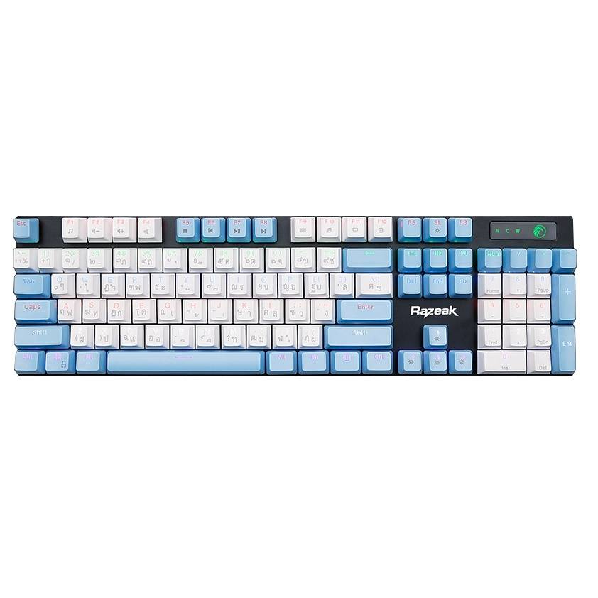 คีย์บอรด์เกมมิ่ง Razeak RK-X61 Pantheon Metal Mechanical Keyboard ...
