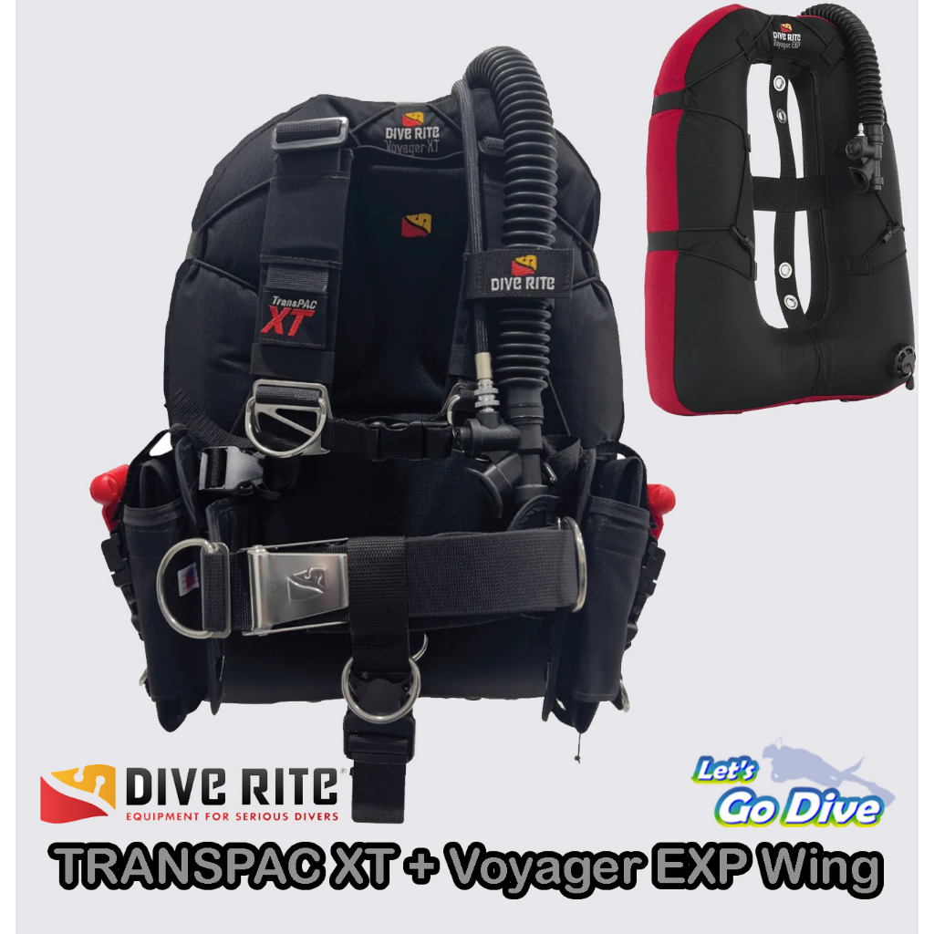 DIVE RITE TRANSPAC XT + VOYAGER Wing Set BCD อุปกรณ์ดำน้ำ SCUBA