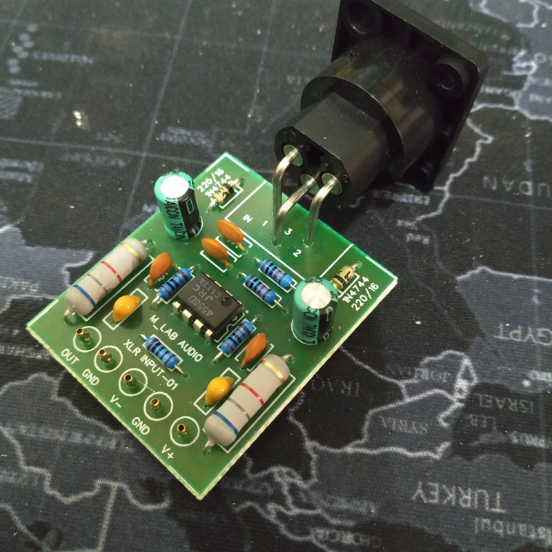 บอร์ด บาลานซ์อินพุทแบบ XLR 1-CH M_LAB XLR INPUT-01 | Shopee Thailand