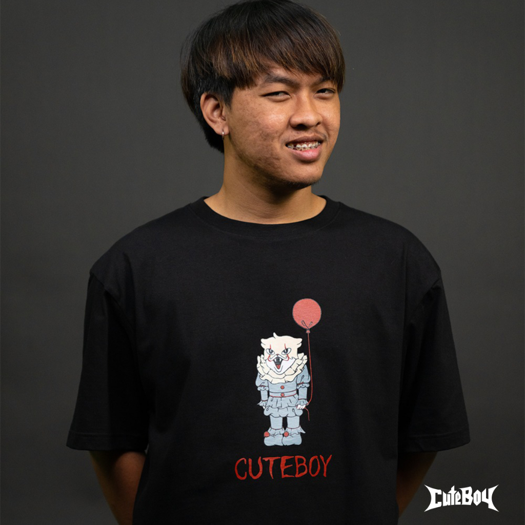 cuteboy-shop-เสื้อยืดโอเวอร์ไซซ์-ผ้าคอตตอน-100-ลาย-its-gle