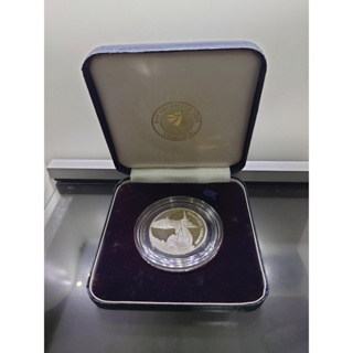 เหรียญ เหรียญที่ระลึก เนื้อเงินขัดเงา ที่ระลึกการแข่งขันกีฬา ซีเกมส์ ครั้งที่18 (เชียงใหม่เกมส์) พร้อมกล่องเดิม ปี 2538