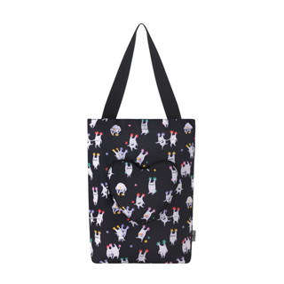 Cath Kidston Foldaway Heart Tote Good Monsters Black