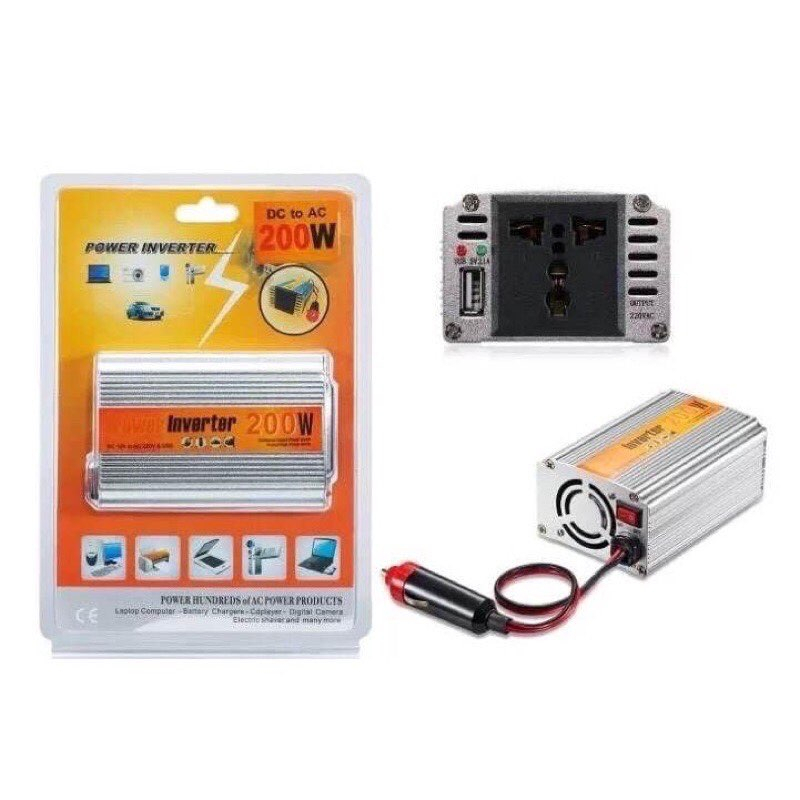 ตัวแปลงไฟรถเป็นไฟบ้าน-power-inverter-12v-dc-to-ac-220v-50hz-auto-inverter-200w