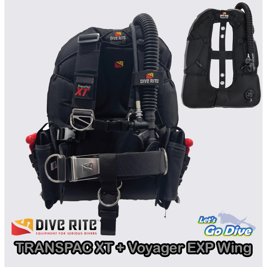DIVE RITE TRANSPAC XT + VOYAGER Wing Set BCD อุปกรณ์ดำน้ำ SCUBA