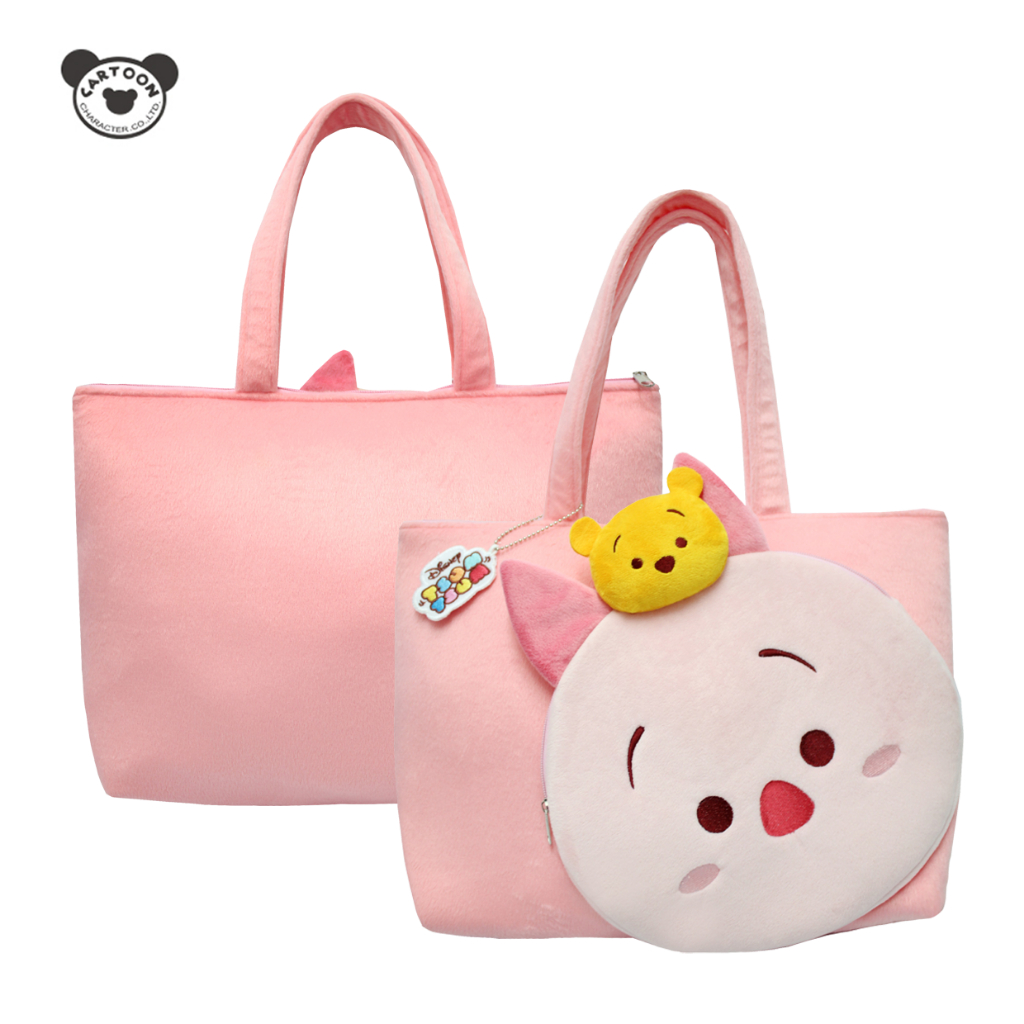 disney-กระเป๋าสะพายไหล่-ลาย-piglet-tsum-tsum-ขนาด-16-นิ้ว-สินค้าลิขสิทธิ์แท้-จากโรงงานผู้ผลิตโดยตรง