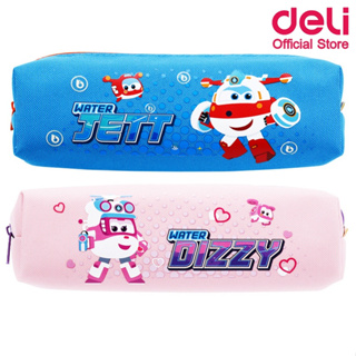 Deli H921 Pencil Bag กระเป๋าดินสอ ลาย Super wings ลายน่ารัก เครื่องเขียน ซองใส่ดินสอแฟนซี อุปกรณ์เครื่องเขียน ราคาถูก