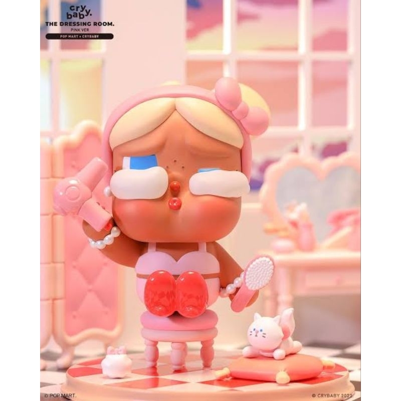 พร้อมส่ง สีฟ้า Crybaby the Dressing room pop mart ของแท้ | Shopee