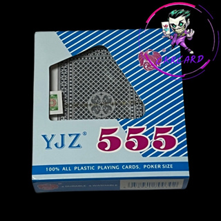 ภาพขนาดย่อของภาพหน้าปกสินค้าพลาสติก ขอบทอง 555 YJZ อย่างดี (6 สำรับ) จากร้าน ckr_card บน Shopee
