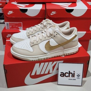 *พร้อมส่ง*ของแท้💯% NIKE DUNK LOW "GOLD SWOOSH"