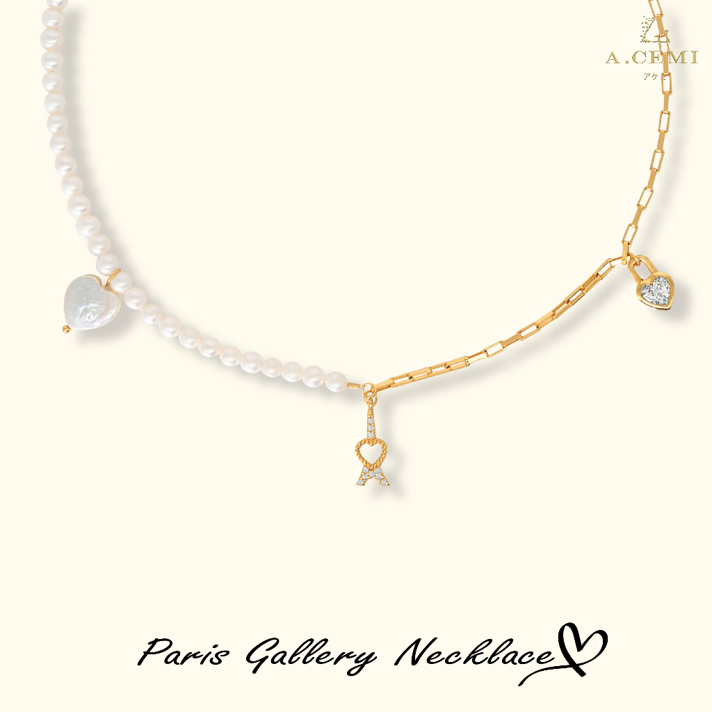 a-cemi-paris-gallery-necklace-gold-สร้อยคอมุกแท้-สร้อยคอเงินแท้-ชุบทอง-18k-สร้อยคอดีไซน์-ของขวัญแฟน