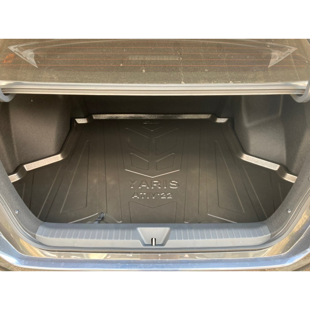 ถาดท้ายรถ-ตรงรุ่น-toyota-new-yaris-ativ-2022-2023-ถาดวางท้ายรถ-ถาดรองท้ายรถยกขอบ-ถาดท้าย-ถาดวา
