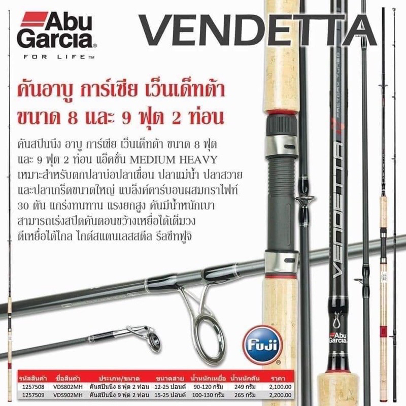 คันปลาบ่อ-abu-garcia-vendetta-สปินนิ่ง