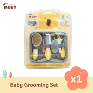สินค้า Baby Moby ชุดอุปกรณ์ตัดเล็บและหวี (Baby Grooming Set) ที่ตัดเล็บเด็ก กรรไกรตัดเล็บเด็ก เบบี้ โมบี้