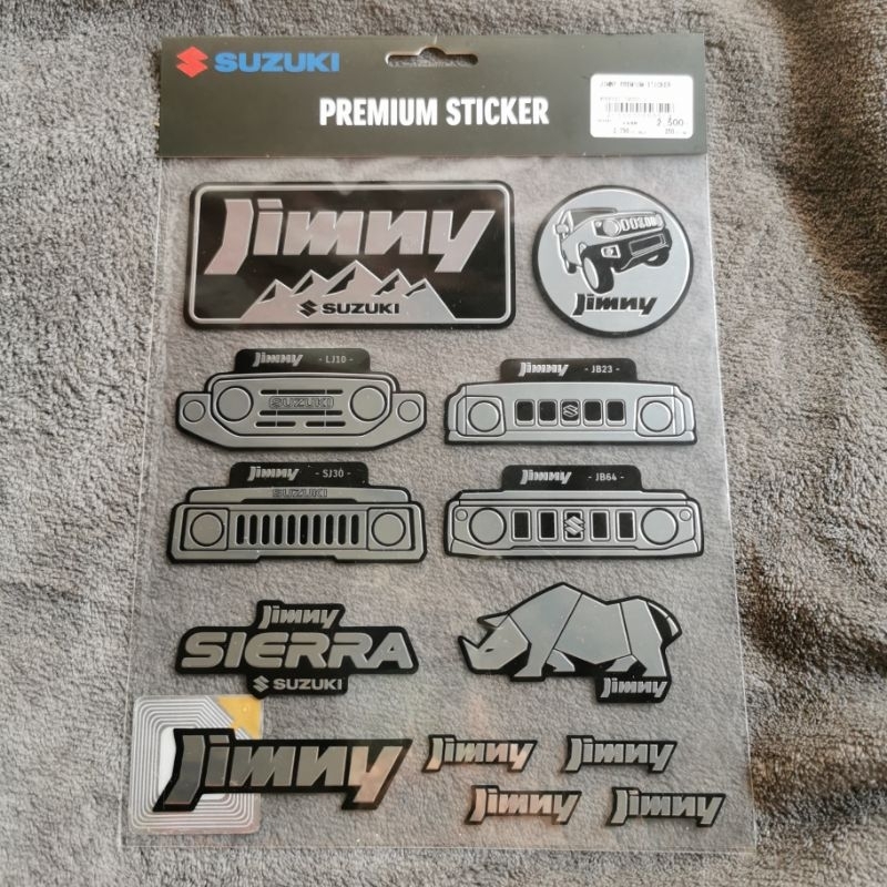 SUZUKI JIMNY Premium Sticker ลิขสิทธิ์แท้จากญี่ปุ่น ส่งฟรี | Shopee ...