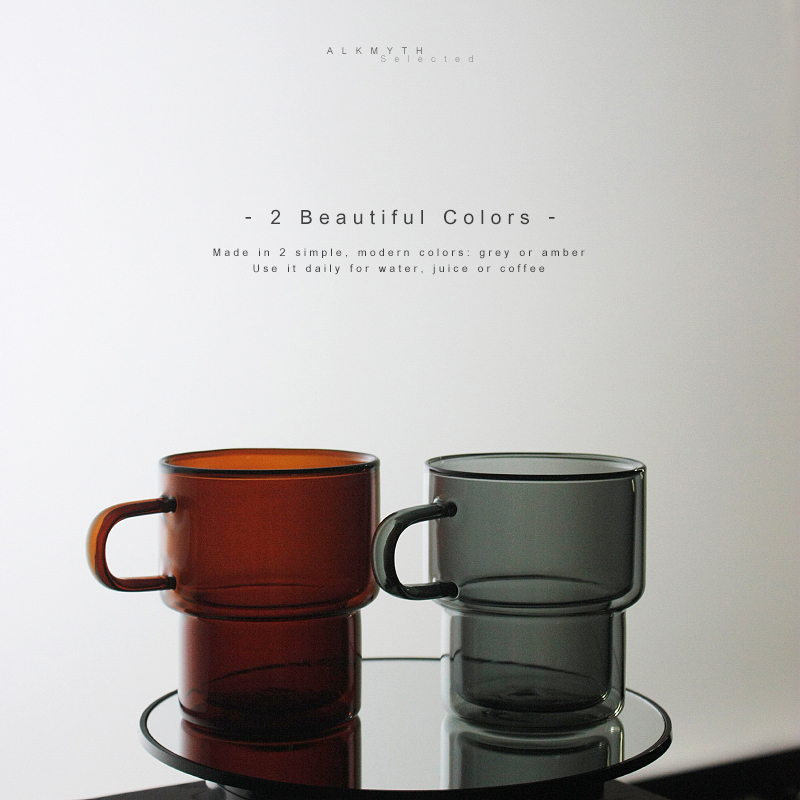 hand-made-stackable-double-walls-glass-mug-280ml-designed-in-korea-แก้วสองชั้น-แก้วกาแฟ