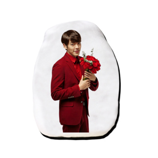 หมอนไดคัท สั่งทำ ตุ๊กตา ตุ๊กตาหน้าเหมือน หมอนตุ๊กตา ตุ๊กตารูปคน ดาราเกาหลี ถือดอกไม้ คิมอูบิน Kim Woo Bin