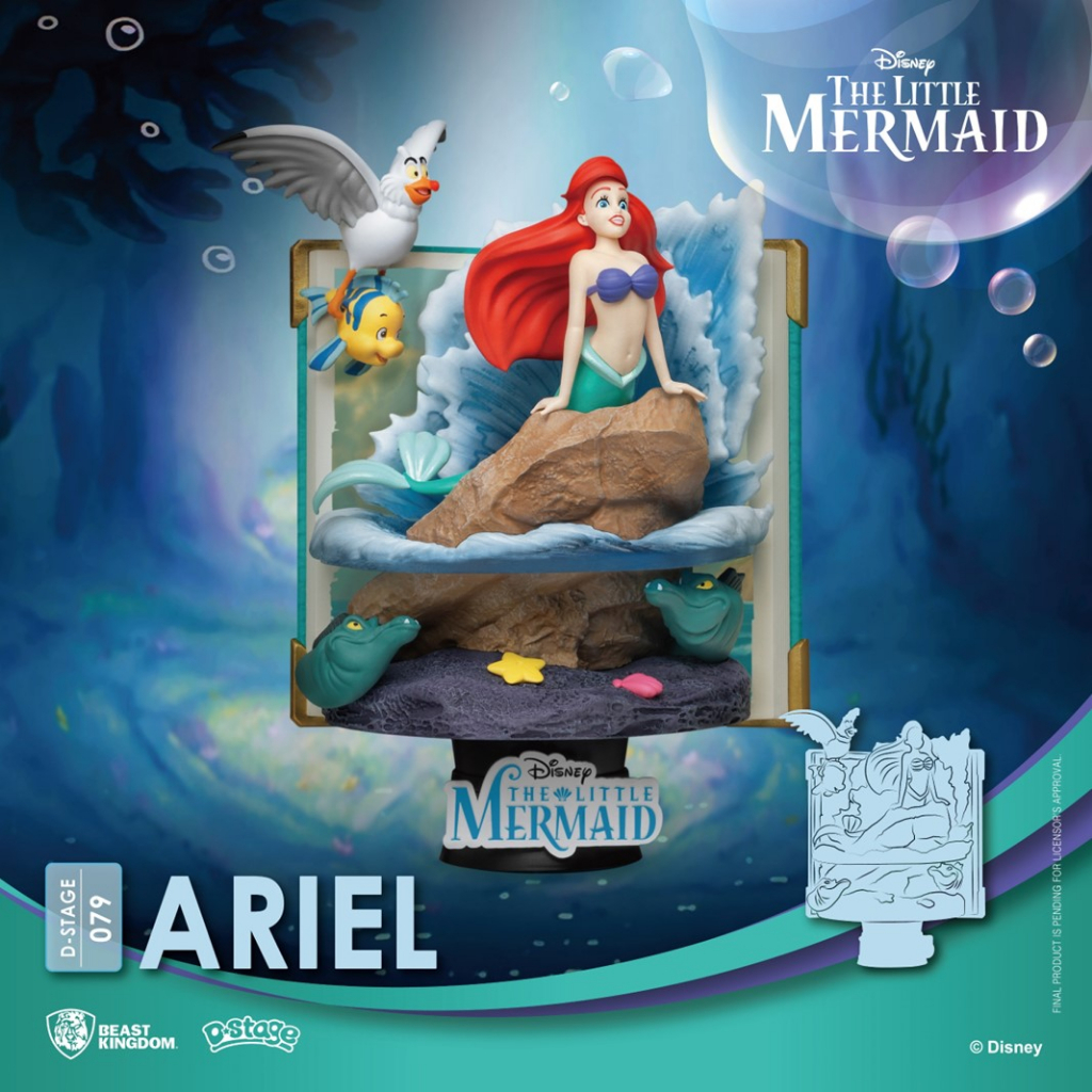 beast-kingdom-ds079-ariel-the-little-mermaid-story-book-series-d-stage