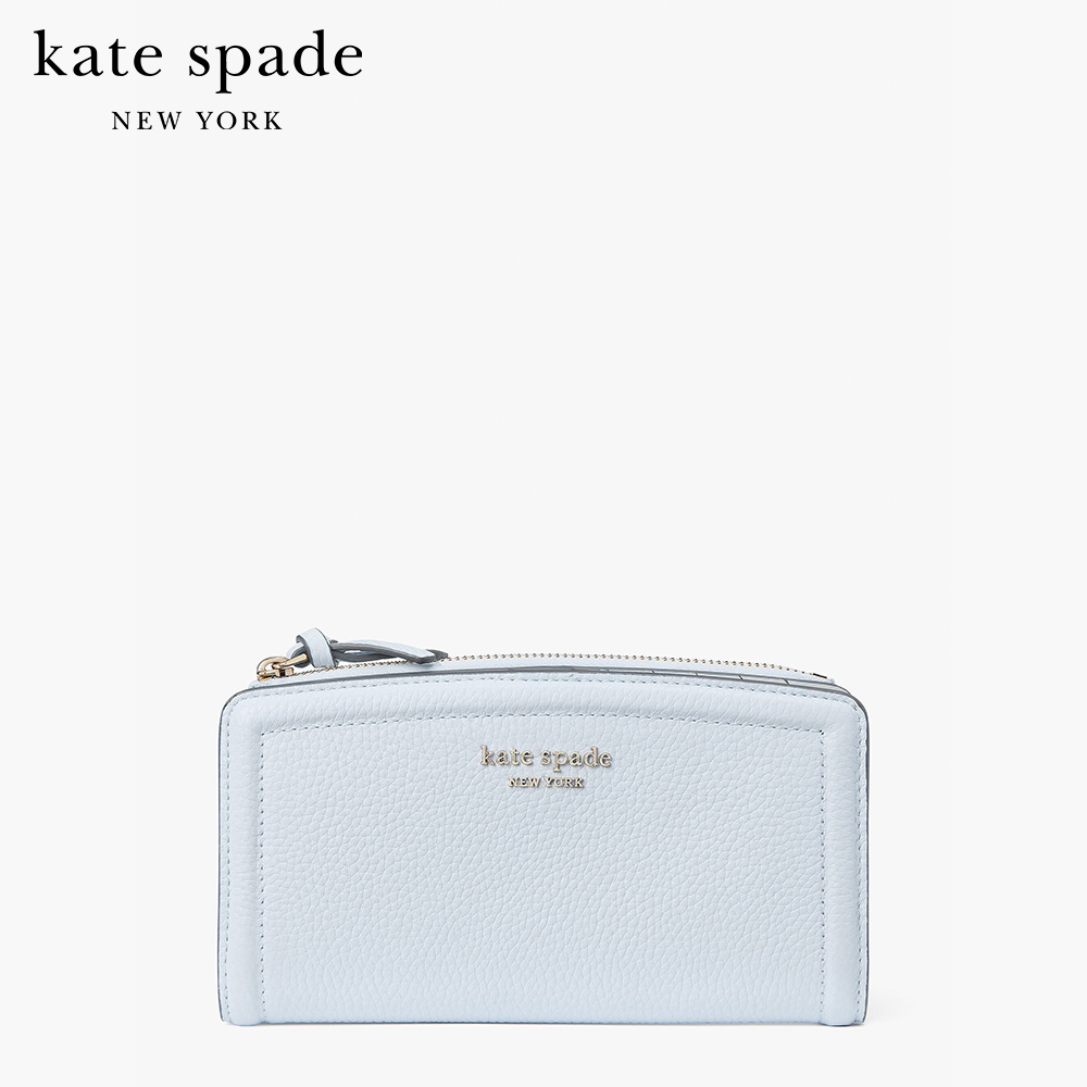 KATE SPADE NEW YORK KNOTT ZIP SLIM WALLET K5613 กระเป๋าสตางค์ | Shopee ...