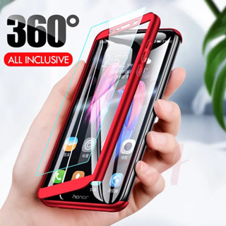 Case  Samsung Galaxy A02S เคสประกบหน้าหลัง แถมฟิล์มกระจก1ชิ้น เคสแข็ง เคสประกบ 360 องศา สวยและบางมาก สีดำสีแดง