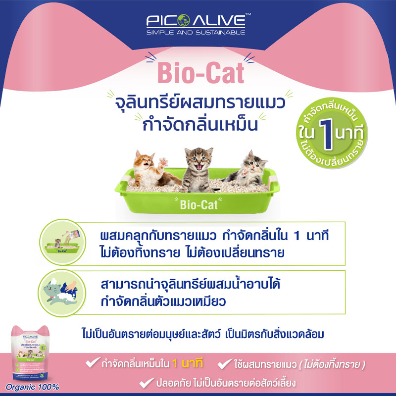 bio-cat-จุลินทรีย์ผสมทรายแมว-หายเหม็นใน-1-นาที-กำจัดกลิ่นฉี่และมูล-เชื้อรา-เชื้อแบคทีเรีย-เชื้อโรคโดยไม่ต้องทิ้งทราย