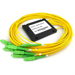 PLC SPLITTER FIBER OPTIC SC/APC 1*8 SINGLE MODE กล่องแยกสายไฟเบอร์ อุปกรณ์สำหรับแยกแสงไฟเบอร์ออฟติก สายใยแก้ว