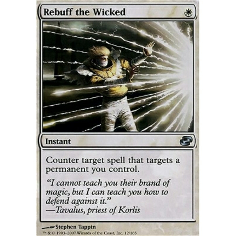 Rebuff the Wicked ชุด Planar Chaos การ์ด MTG | Shopee Thailand