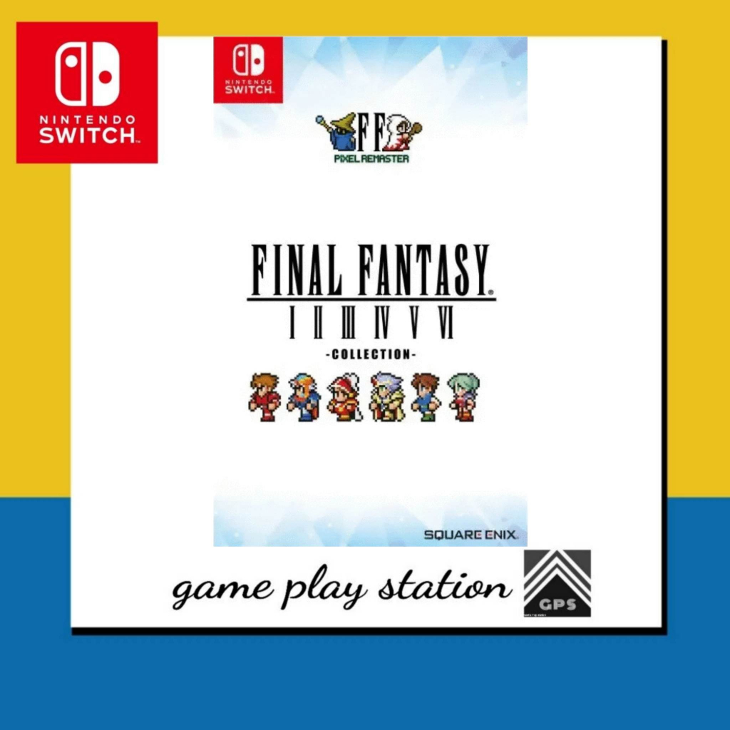 ภาพหน้าปกสินค้าnintendo switch final fantasy i-vi pixel remaster collection ( english zone 3 )ซับไทย จากร้าน tuktick2010 บน Shopee