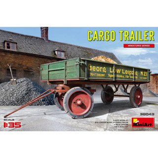 โมเดลประกอบ MiniArt 1/35 MI38043 GERMAN CARGO TRAILER