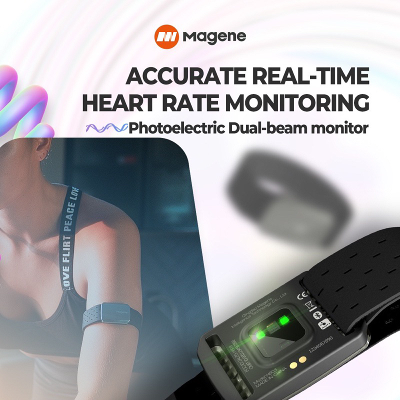 สายฮาร์ทเรทแบบรัดแขน-magene-h803-heart-rate-sensor-เซ็นเซอร์วัดการเต้นหัวใจแบบรัดแขน