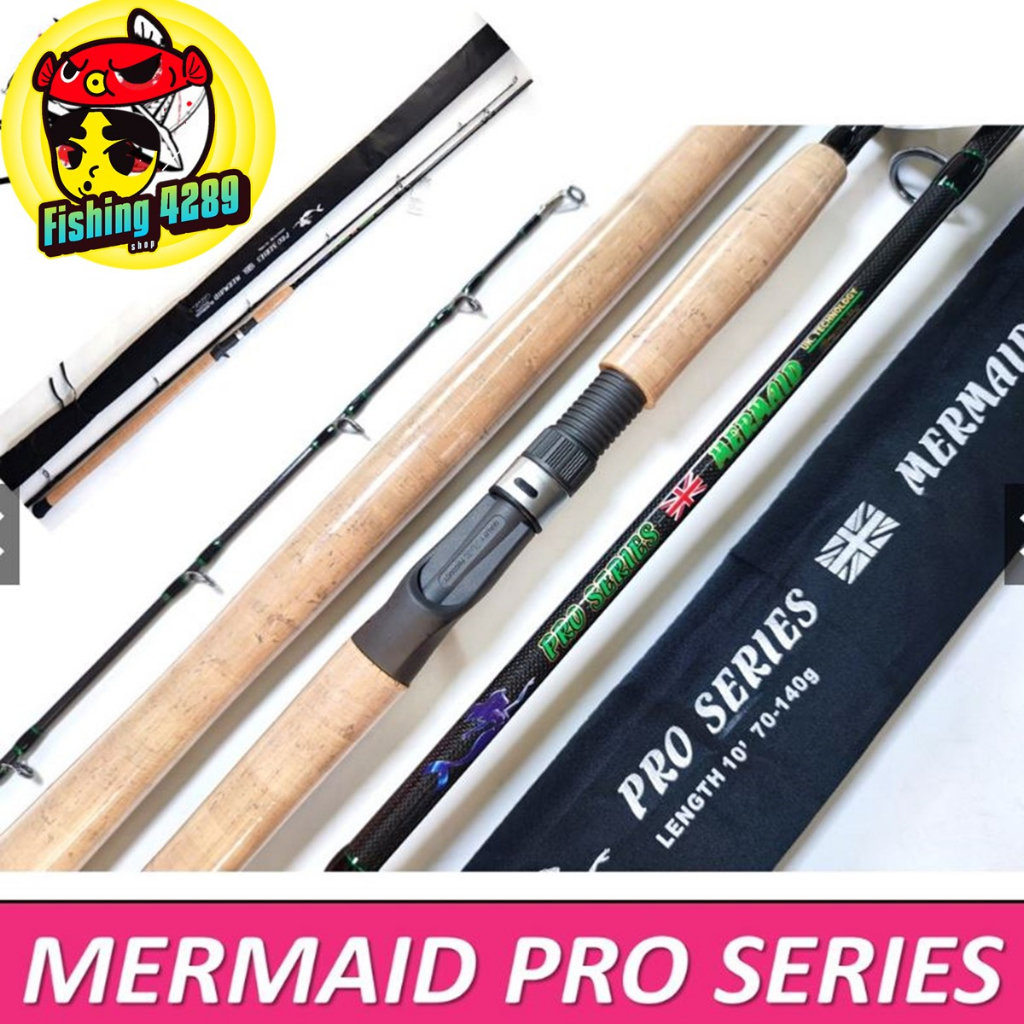 คันเบ็ด-mermaid-pro-series-สปิน-เบท-8-9-10-ฟุต-กราไฟท์-คันนางเงือก