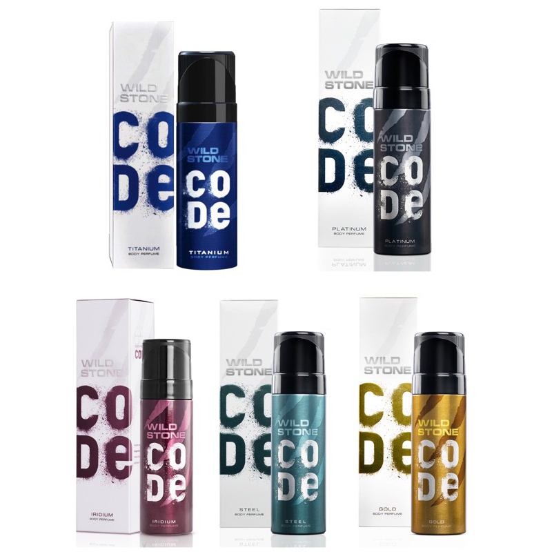 Wild Stone Code สเปรย์น้ำหอมระงับกลิ่นกาย Body Perfume for Men 120ml ...