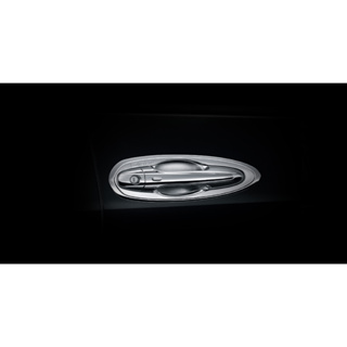(ของแท้) ชุดครอบ กันรอย เบ้าจับ ที่จับประตู โครเมียม โตโยต้า ฟอร์จูนเนอร์ Toyota Fortuner 2015-2020  เบิกศูนย์ ชุด 4ชิ้น