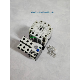 มิตซูบิชิ MSO-T21 11A ( 9-13A.) ชุดแมกเนติก + โอเวอร์โหลดรีเลย์ 220V
