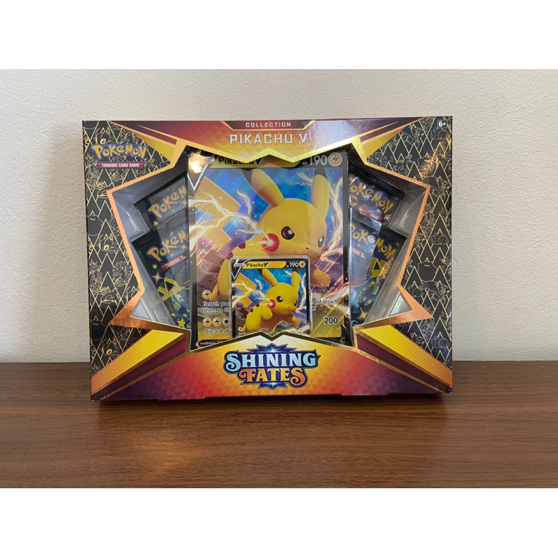 [Pokemon Trading card game] Shining Fates Pikachu V Box การ์ดโปเกมอน