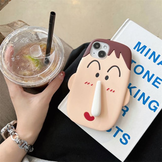 CS122 งานซิลิโคน ลายBoochan เคสโทรศัพท์ไอต้าวจมูกยื่น สินค้าพร้อมส่ง**อ่านรายละเอียดก่อนสั่ง**