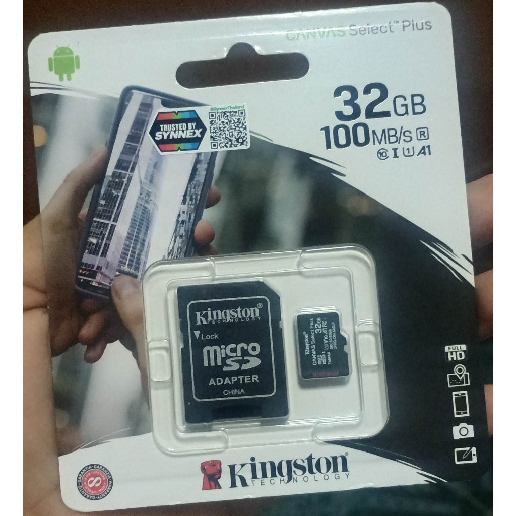 32GB Micro SD Card Kingston Canvas Select Plus SDCS2 (100MB/s