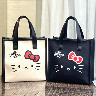 กระเป๋าผ้า Hello Kitty (พร้อมส่งจากไทย)