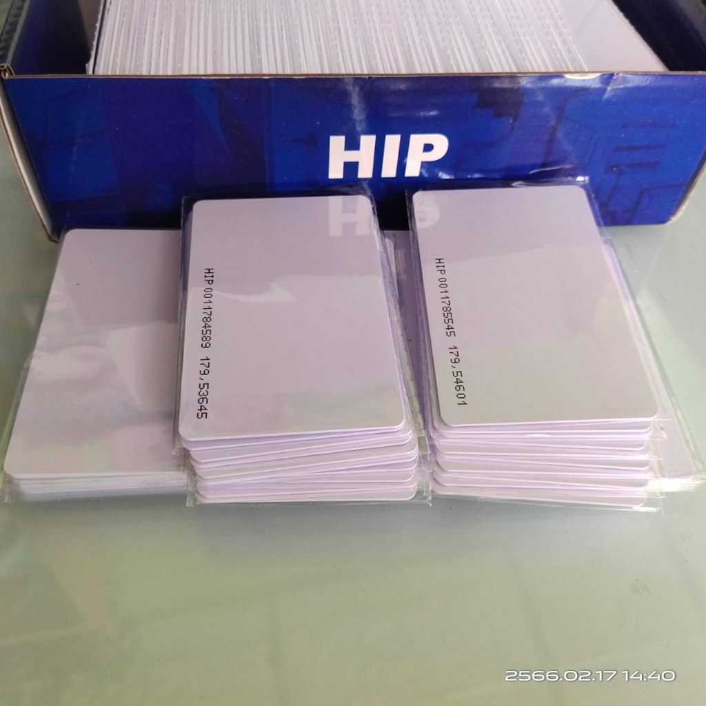 hip-keycard-125khz-ความหนา-0-8-มม-ใช้เปิดประตูและบันทึกเวลาทำงาน-10card-pack
