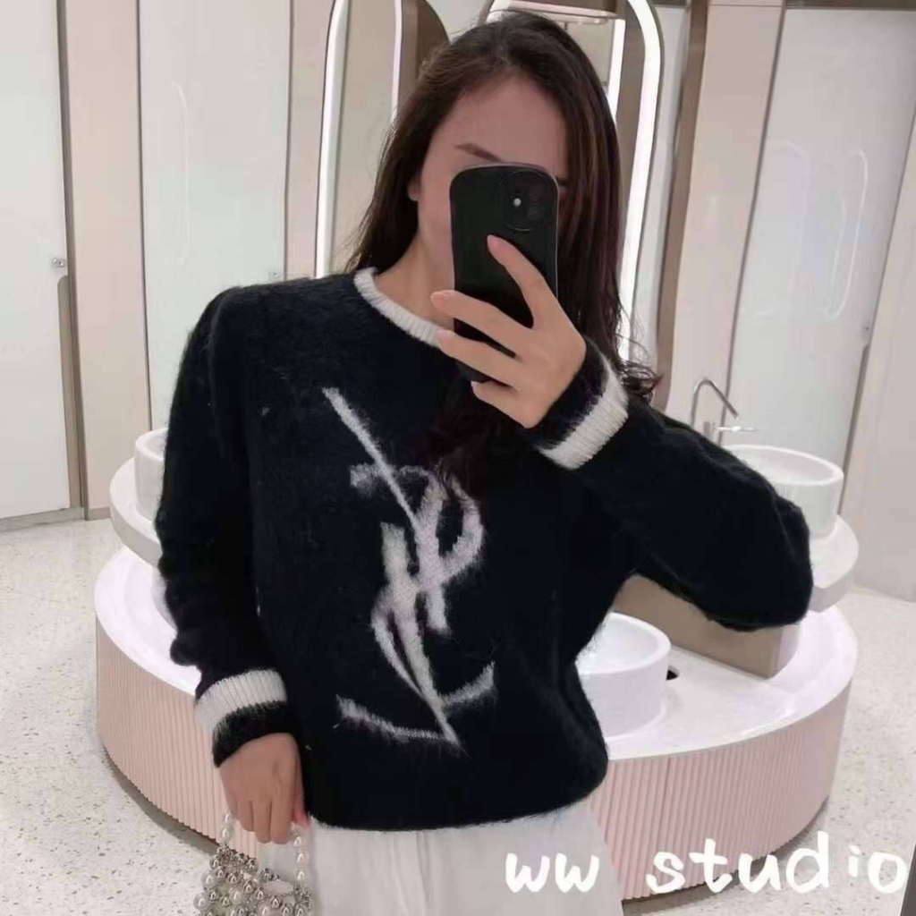 เสื้อไหมพรม-วายเอสเอล-งานป้ายห้อยติดแทรก-อย่างดี-งานดีมากก-งานไฮเอ็น-ขนาด-อก-40-แขนยาว-17-ยาว-18-นิ้ว