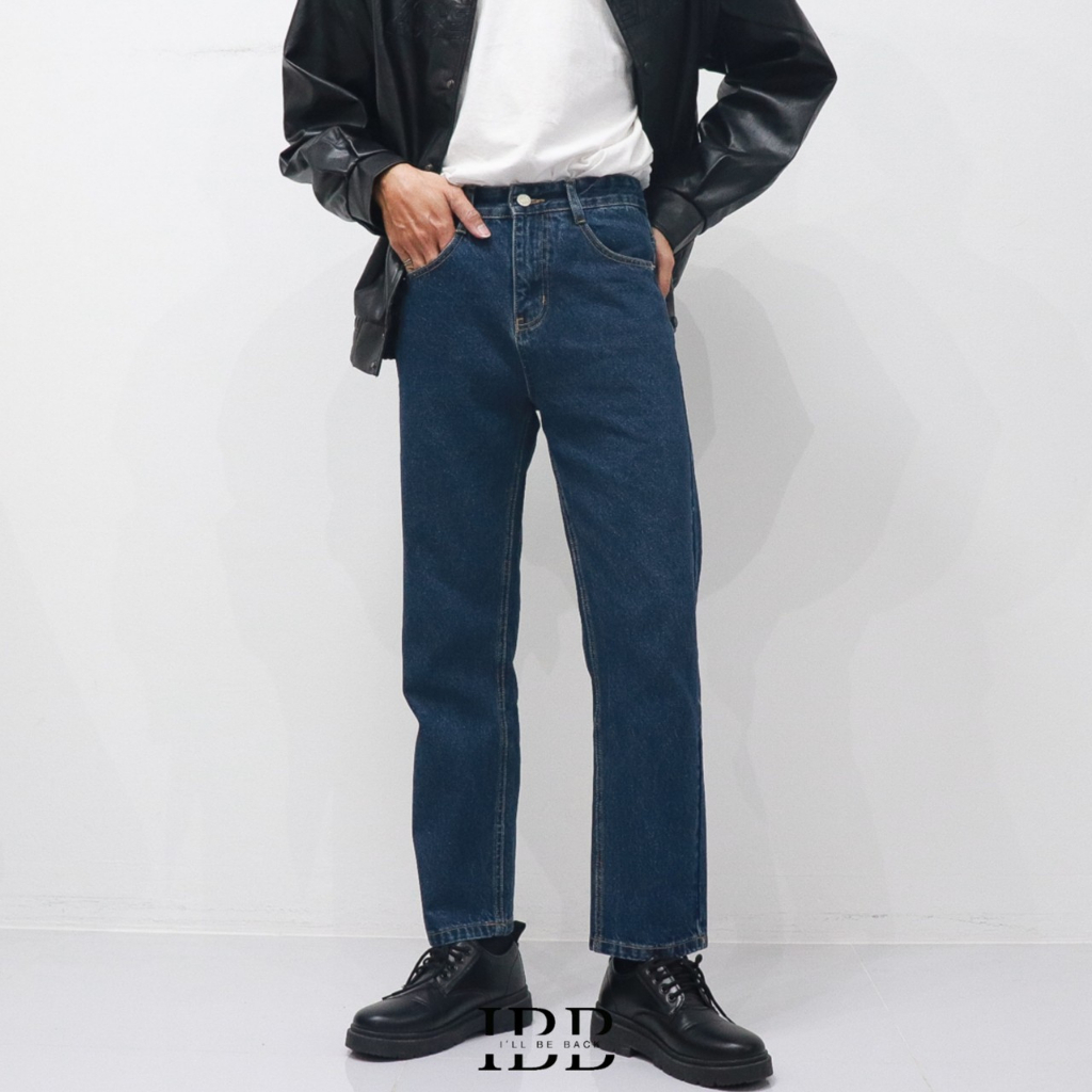 Calvyn jeans กางเกงยีส์เอวสูงทรงกระบอกเล็ก | Shopee Thailand