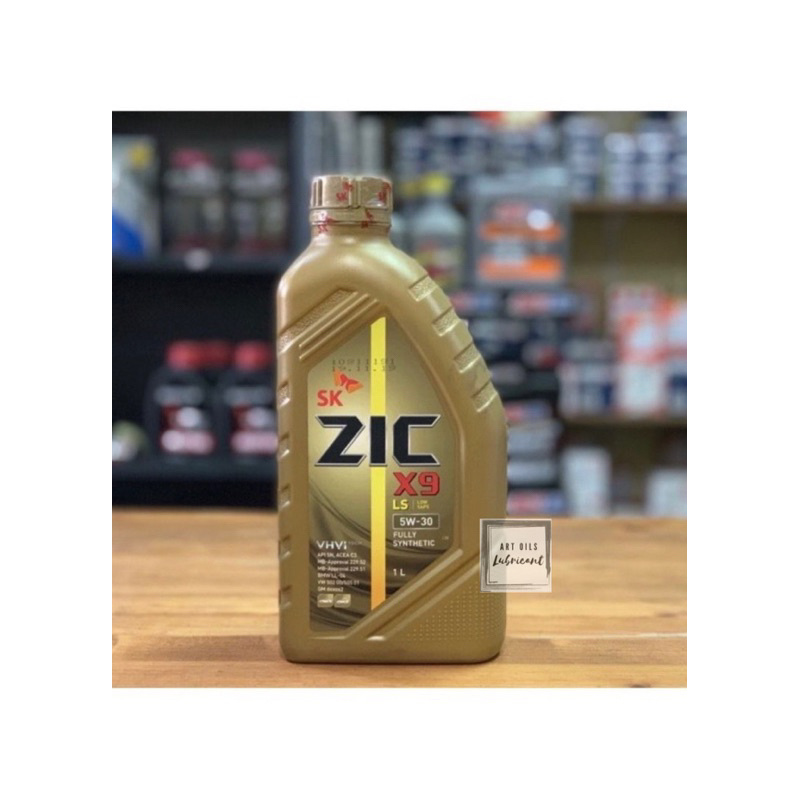 Zic X9 LS 5W30 น้ำมันเครื่องสังเคราะห์แท้100% ขนาด 1 ลิตร สำหรับรถ ...