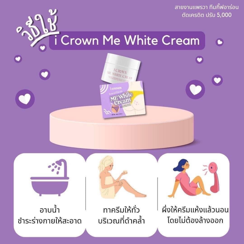 ครีมแม่แอนนา-ไอเคราน์-มีไวท์-ครีม-i-crown-me-white-cream-จบทุกปัญหาผิวในที่ลับ