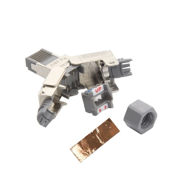 LINK US-1071S SHIELD CAT 6A RJ45 MODULAR PLUG (ไม่ต้องใช้เครื่องมือเข้า ...