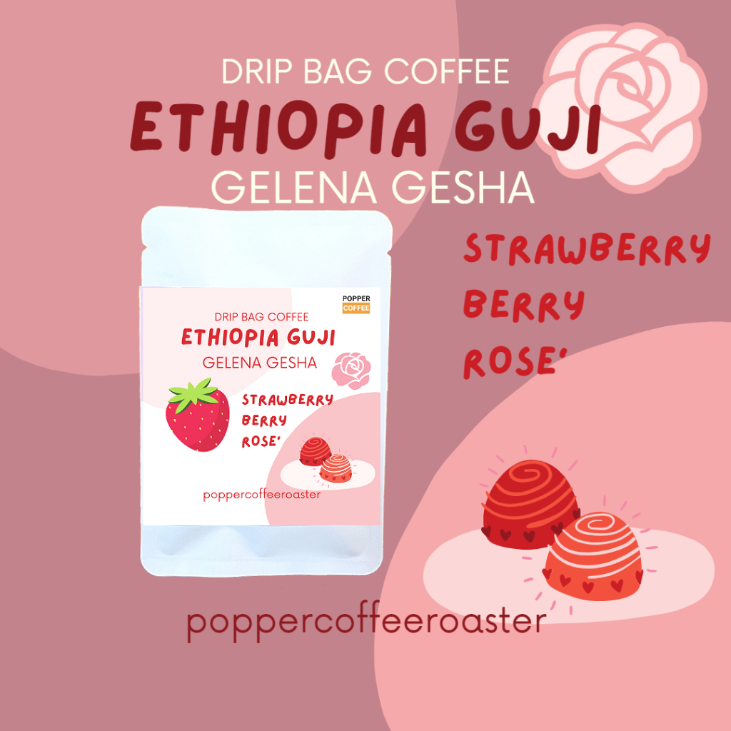 ภาพหน้าปกสินค้ากาแฟดริป แบบซอง 4 Seasons Ethiopia Guji & Yirgacheffe Uganda Guatemala Drip bag coffee by Popper Coffee จากร้าน popper_natt บน Shopee