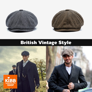 ภาพหน้าปกสินค้าหมวกวินเทจชาย หมวกนิวส์บอยสไตล์ British Vintage (Peaky Blinders) ที่เกี่ยวข้อง