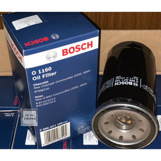 🔴 BOSCH 1160 ไส้กรองน้ำมันเครื่อง รถยนต์ ISUZU D-MAX 2.5,3.0 Y2005-2011 / D-MAX HI-LANDER ,MU-7 3.0 Y2005-2011