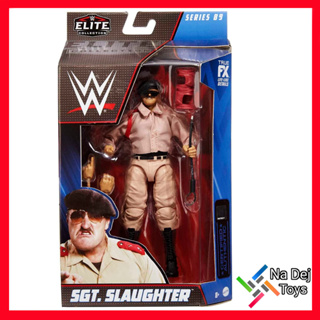 Mattel WWE Elite Collection Series 89 SGT.Slaughter 6" Figure มวยปลํ้า อิลิท จ่าสลอทเธอร์ ค่ายแมทเทล ขนาด 6 นิ้ว